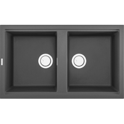 Zlewozmywak Elleci BEST 450 K99 DARK GREY KERATEK LKB45099